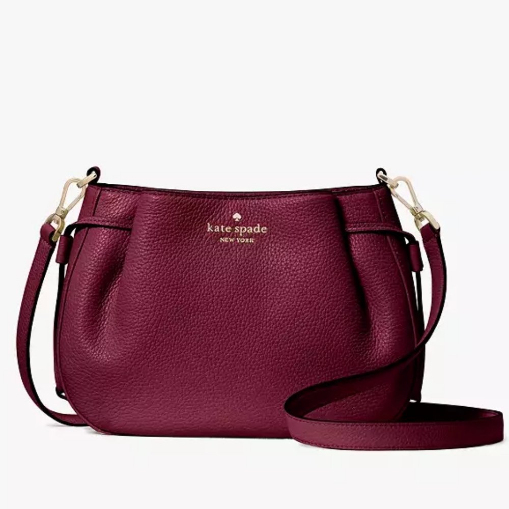 Dumpling Crossbody Bag, Blackberry